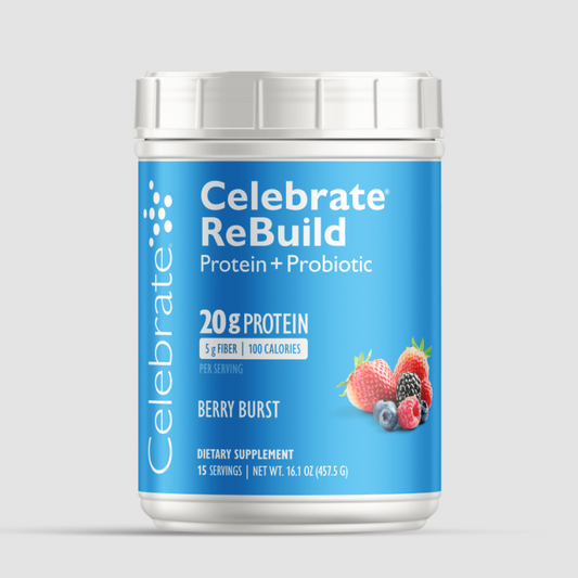 Rebuild Protein - რებილდი პროტეინი + პრობიოტიკი 457.5გრ კენკრა