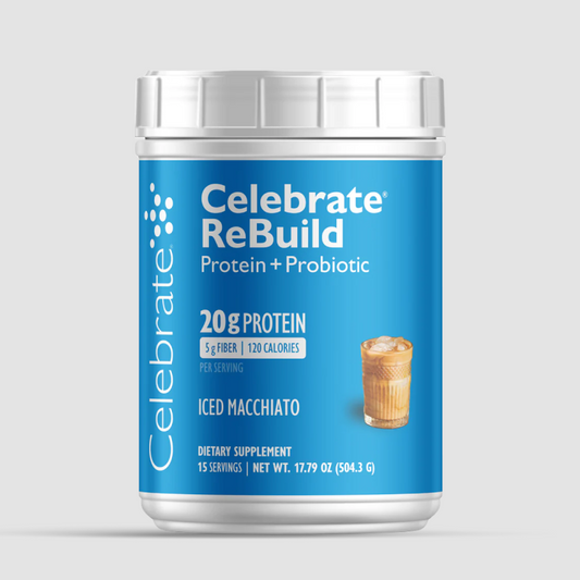 Rebuild Protein - რებილდი პროტეინი + პრობიოტიკი 457.5გრ ყავა