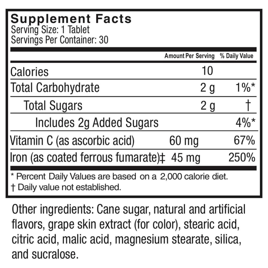 Iron + 45 (N30 კაფსულა)