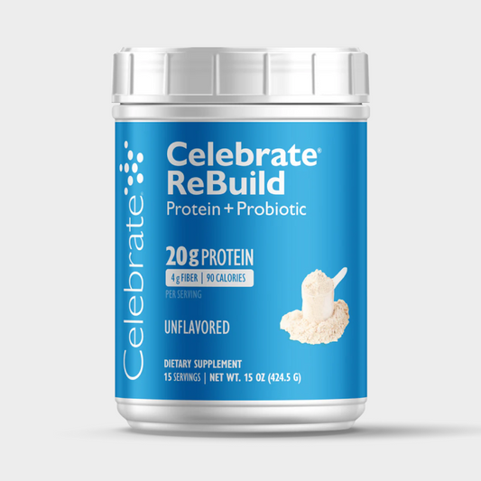 Rebuild Protein + Probiotic Powder - რებილდი პროტეინი + პრობიოტიკი 457.5გრ შეიკი გემოს გარეშე